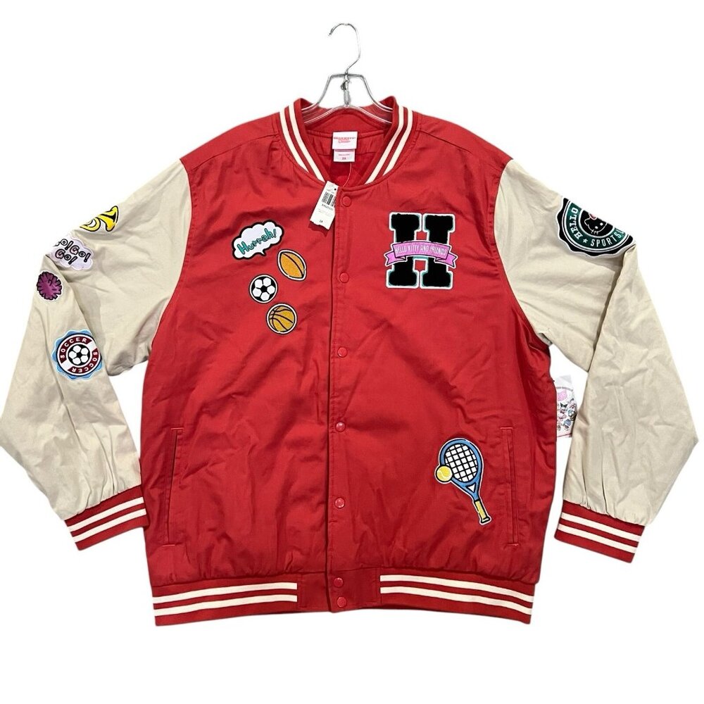 Sanrio Hello Kitty & Friends Sports League Varsity Jacket Size 2X